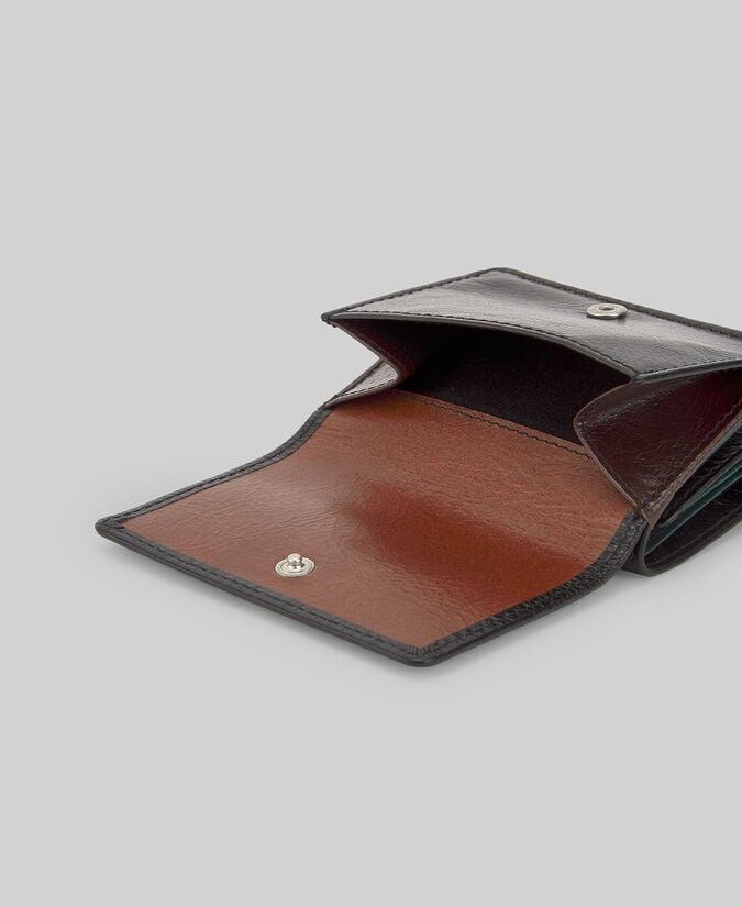 Adolfo Dominguez Billetera Mini Piel Brillo Mujer