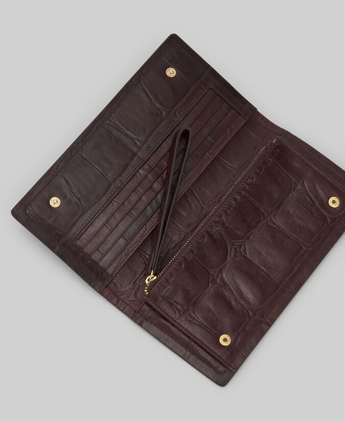 Adolfo Dominguez Billetero Grande Coco Piel Mujer