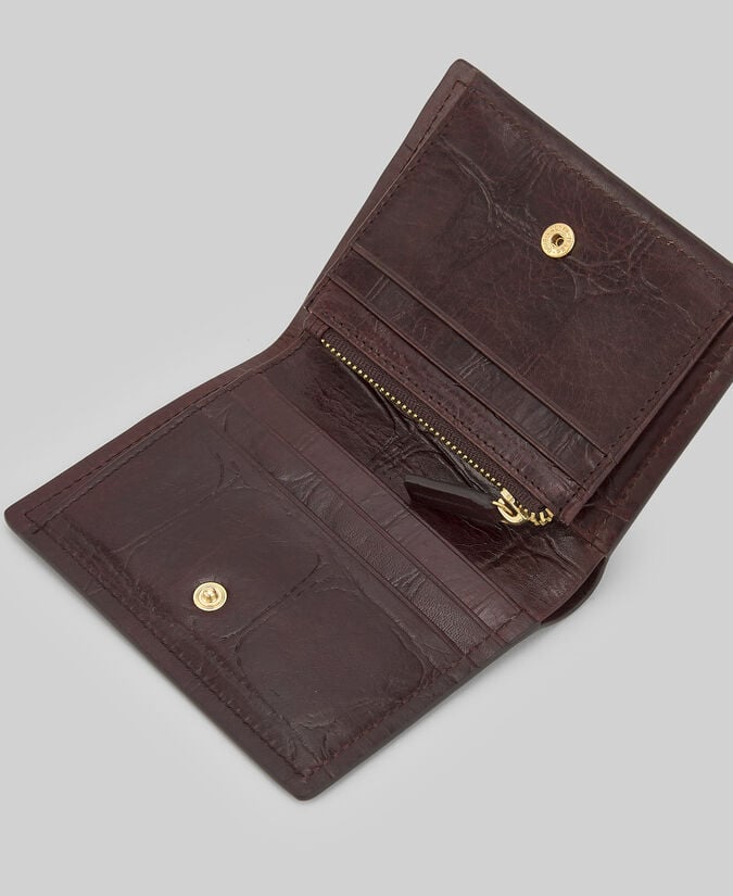 Adolfo Dominguez Billetero Pequeño Coco Piel Mujer