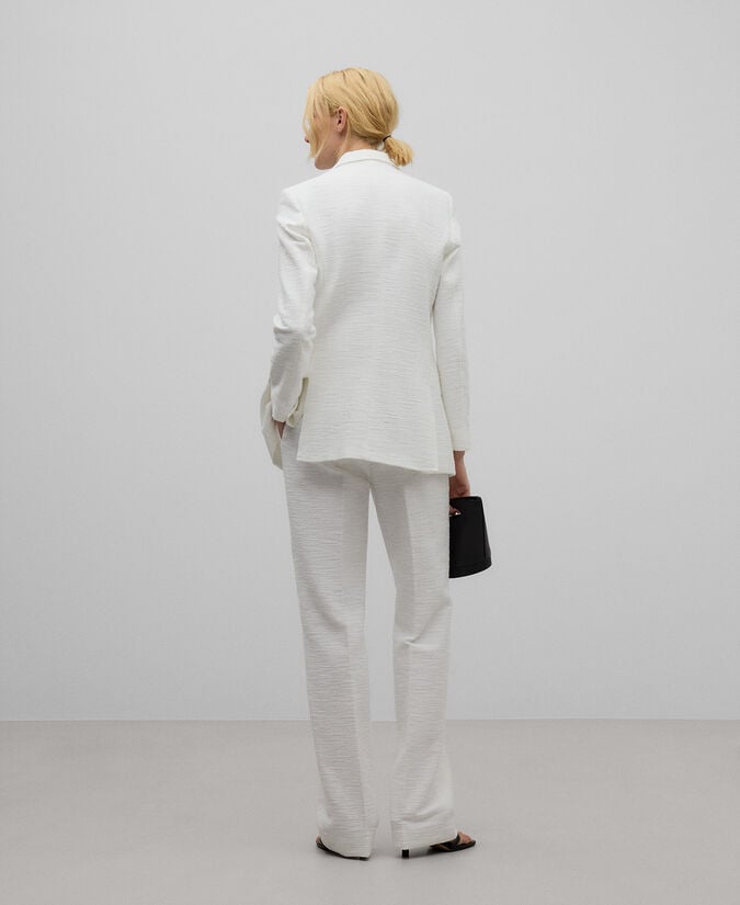 Adolfo Dominguez Blazer Sastre Algodón Mujer