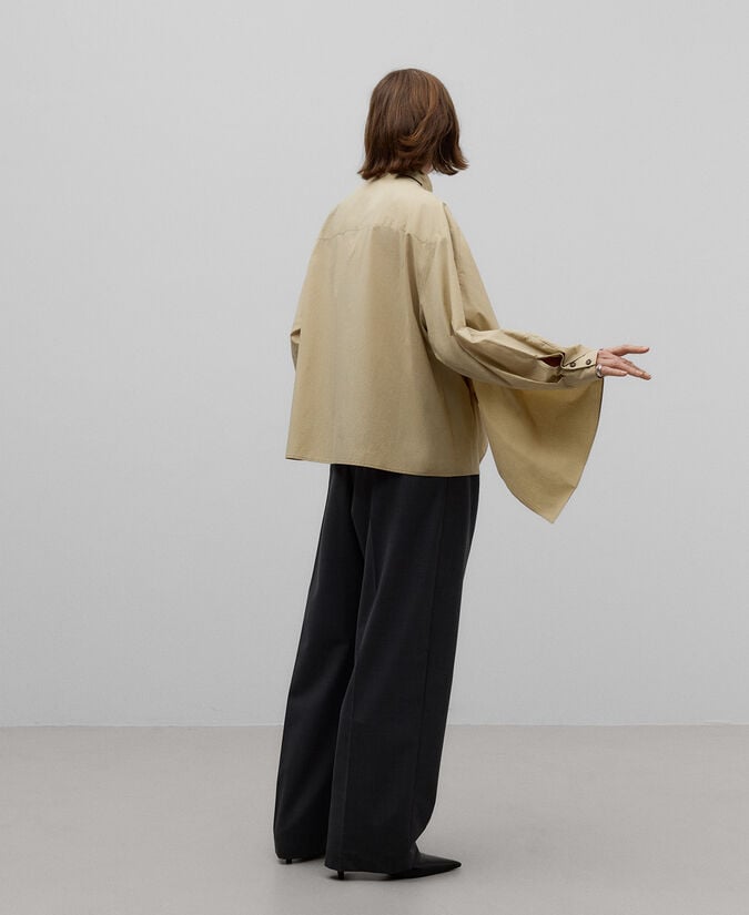 Adolfo Dominguez Blusa Pieza Asimétrica Mujer