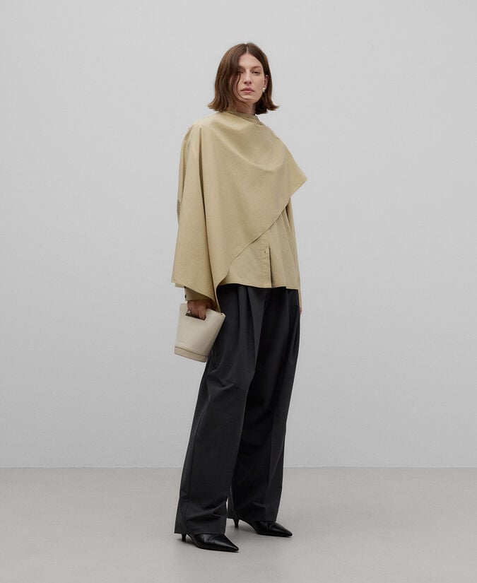 Adolfo dominguez Blusa pieza asimétrica mujer