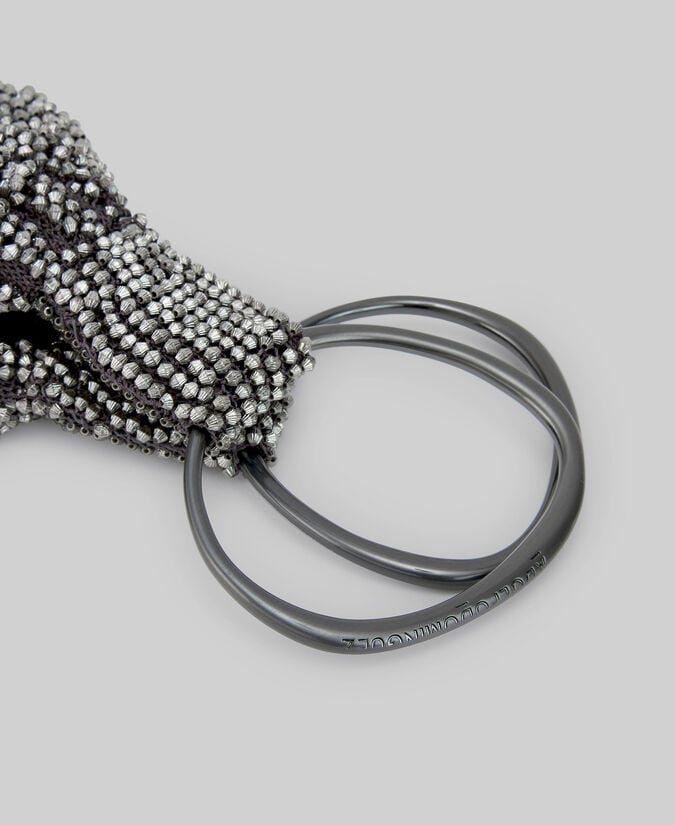 Adolfo Dominguez Bolso De Cóctel Abalorios Mujer