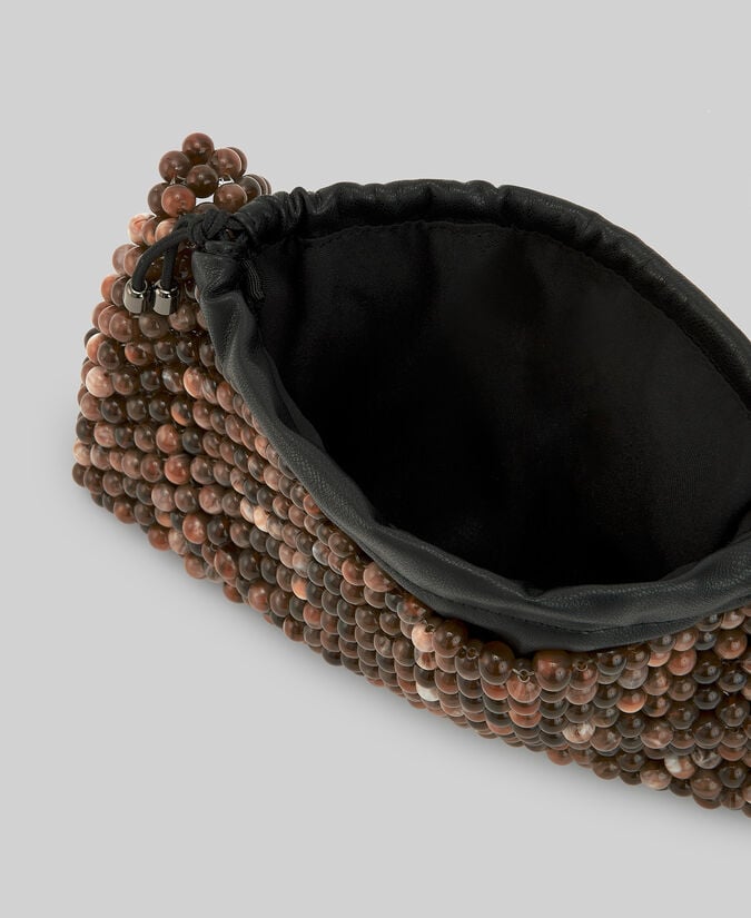 Adolfo Dominguez Bolso De Cóctel Abalorios Mujer