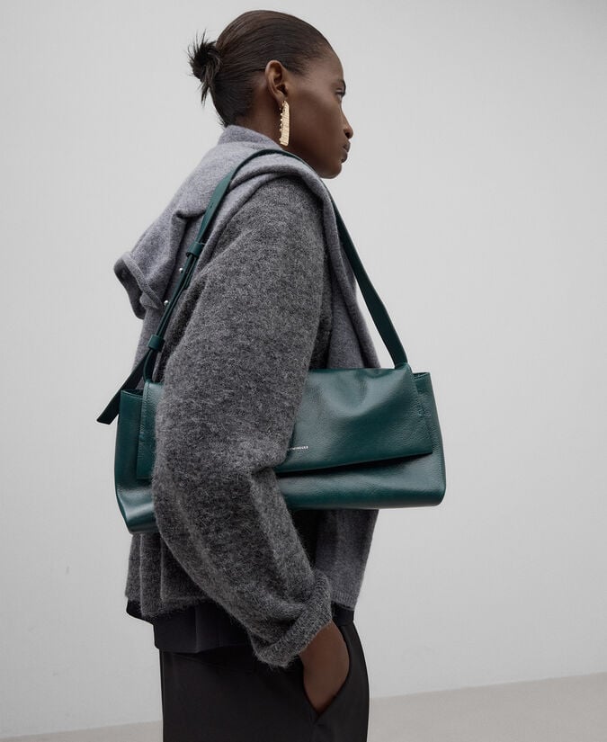 Adolfo Dominguez Bolso De Hombro Oceana Mujer