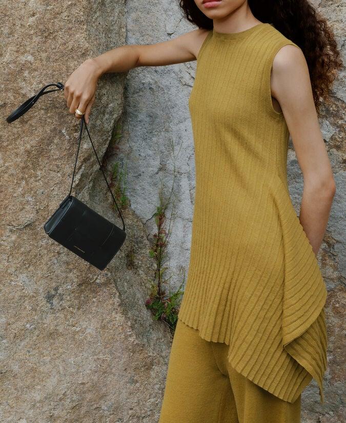 Adolfo Dominguez Bolso Mini Trenzado Piel Mujer