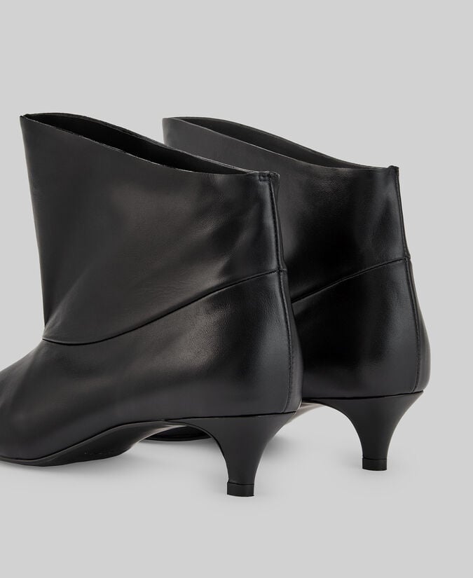 Adolfo Dominguez Botín Caña Asimétrica Piel Mujer