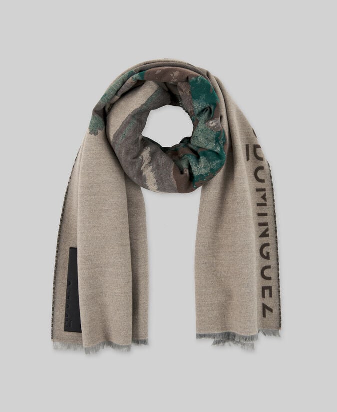 Adolfo Dominguez Bufanda Jacquard Estampada Mujer