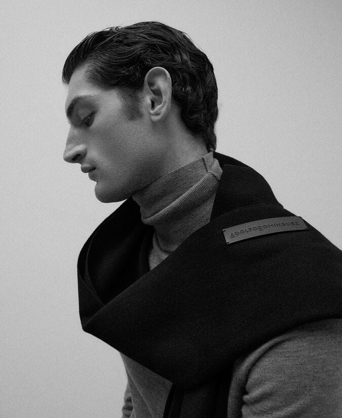 Adolfo Dominguez Bufanda Lisa Algodón Hombre