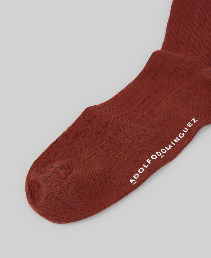 Adolfo dominguez Calcetines canalé hombre