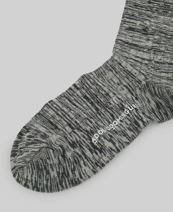 Adolfo dominguez Calcetines jaspeados punto hombre