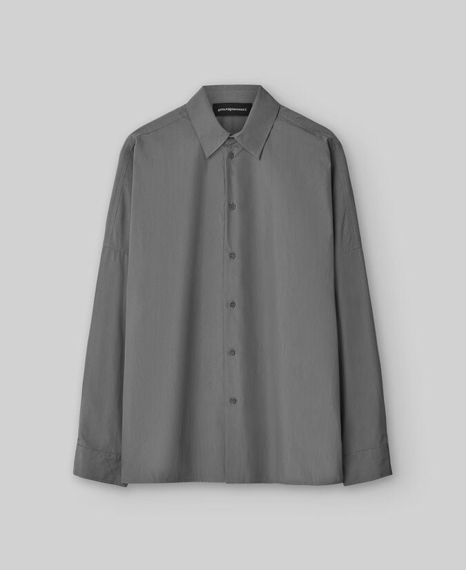 Adolfo Dominguez Camisa Gris Marengo Hombre