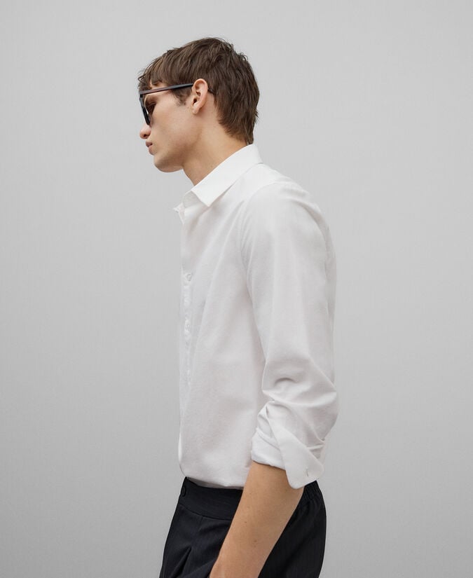 Adolfo Dominguez Camisa Oxford Algodón Hombre