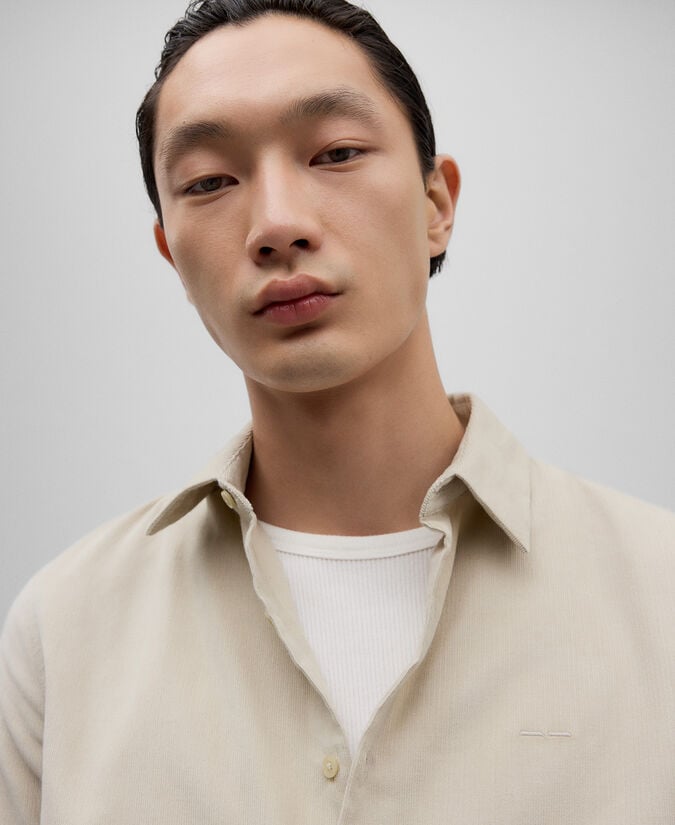 Adolfo Dominguez Camisa Pana Hombre