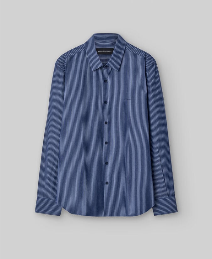 Adolfo Dominguez Camisa Rayas Algodón Hombre