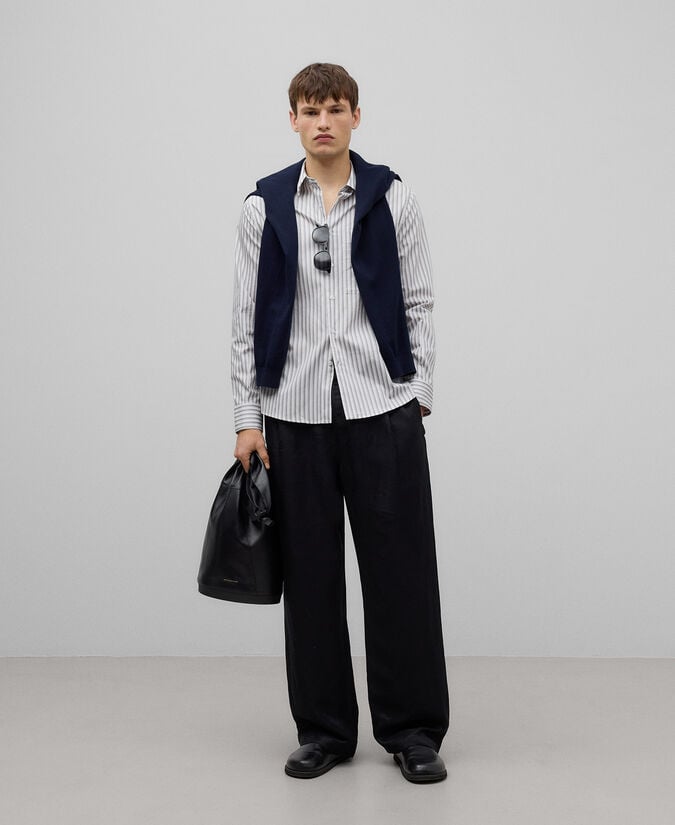 Adolfo dominguez Camisa rayas algodón hombre