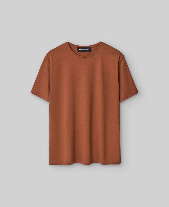 Adolfo Dominguez Camiseta Lyocell Y Algodón Hombre