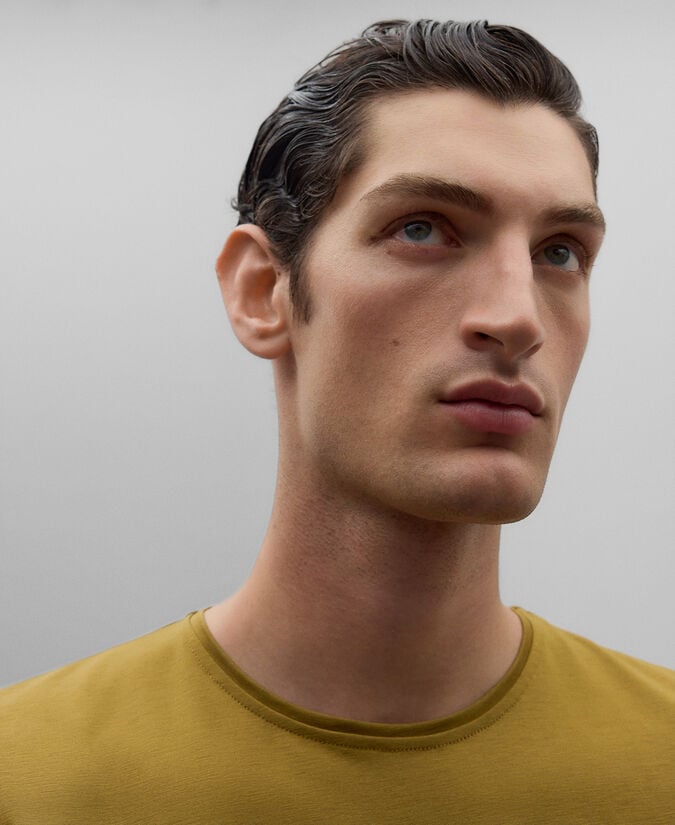 Adolfo Dominguez Camiseta Lyocell Y Algodón Hombre