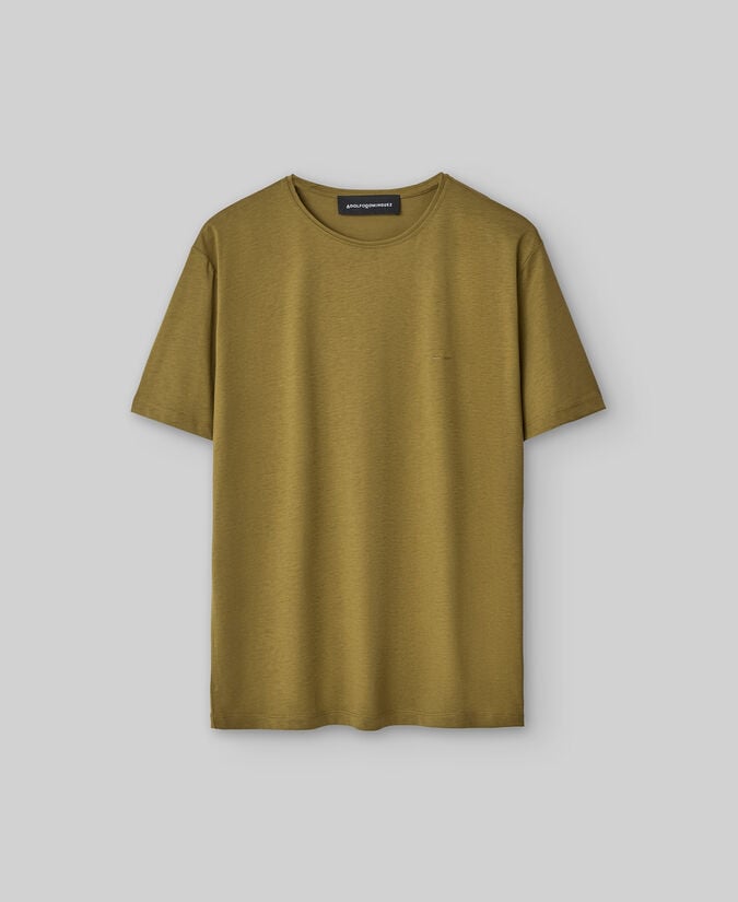 Adolfo Dominguez Camiseta Lyocell Y Algodón Hombre