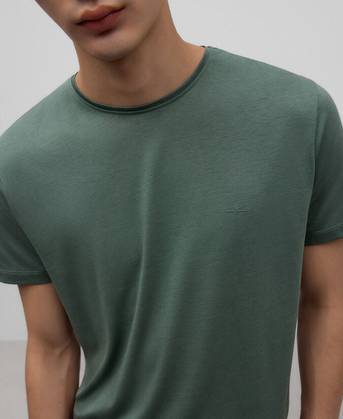 Adolfo Dominguez Camiseta Lyocell Y Algodón Hombre