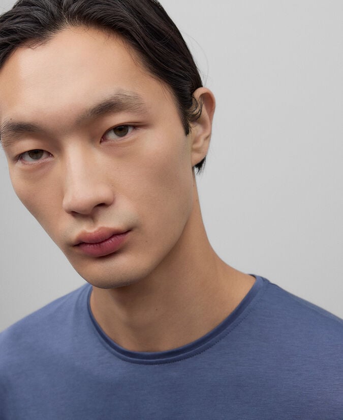 Adolfo Dominguez Camiseta Lyocell Y Algodón Hombre