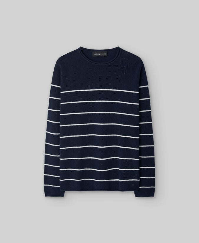 Adolfo Dominguez Camiseta Punto Estructura Hombre