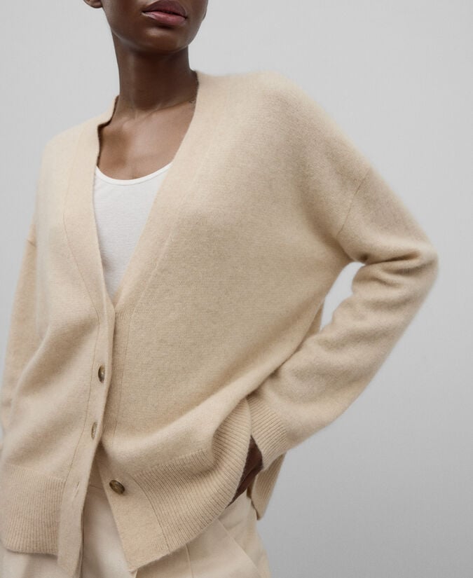 Adolfo Dominguez Cárdigan Amplio Cashmere Mujer