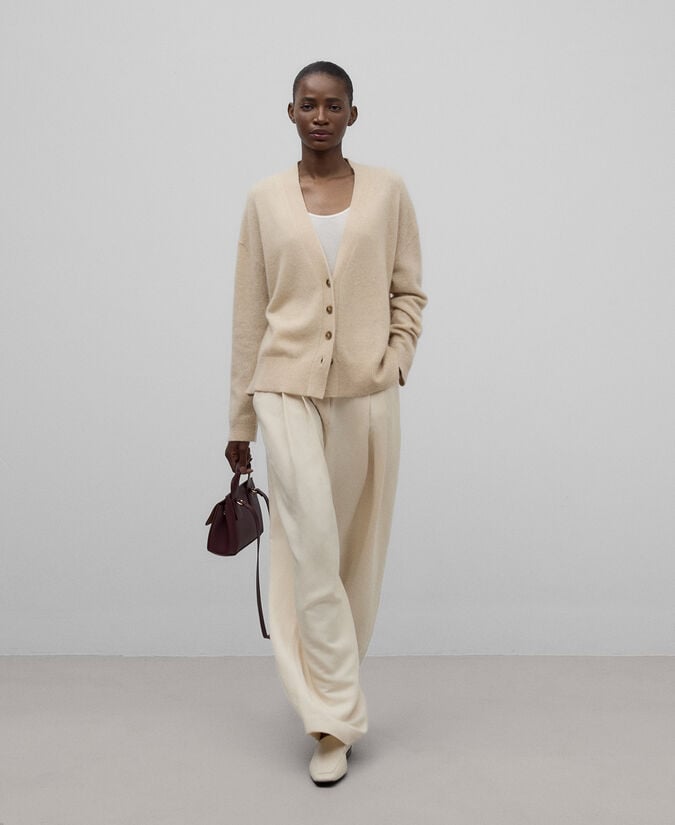 Adolfo dominguez Cárdigan amplio cashmere mujer