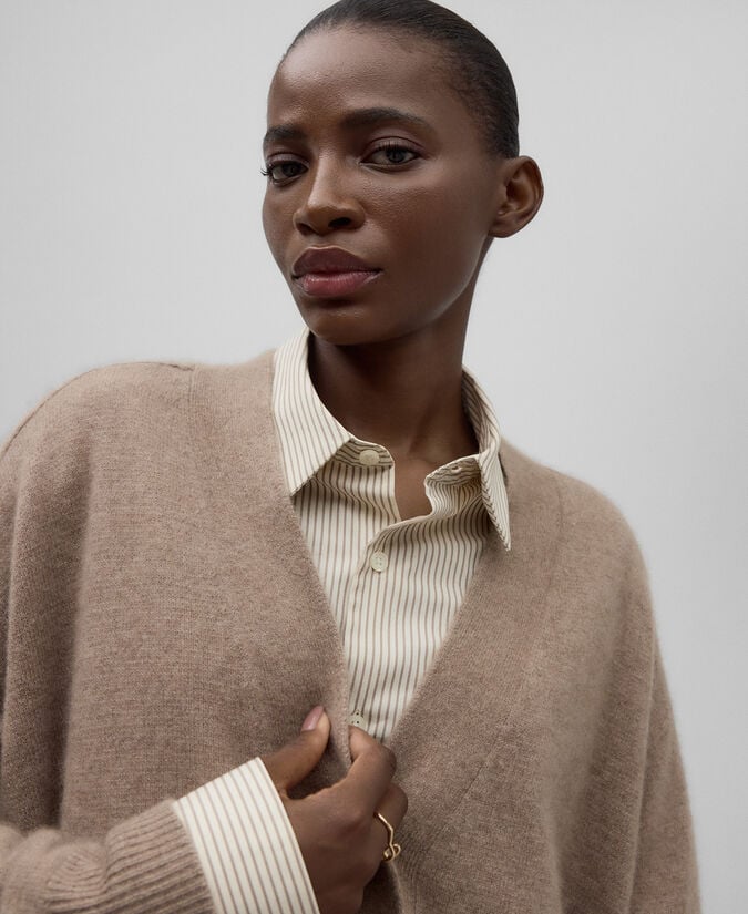 Adolfo Dominguez Cárdigan Corto Cashmere Mujer