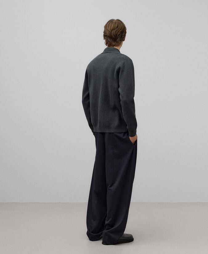 Adolfo Dominguez Cárdigan Cuello Bomber Hombre