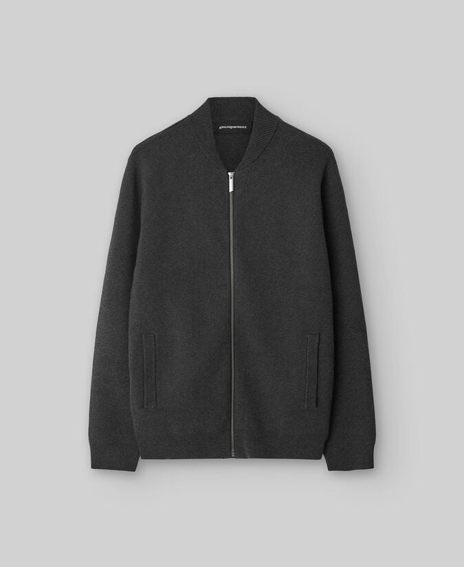 Adolfo Dominguez Cárdigan Cuello Bomber Hombre