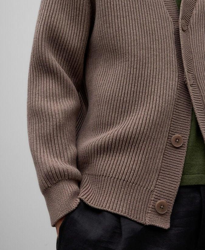 Adolfo Dominguez Cárdigan En Punto Inglés Hombre