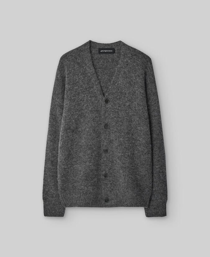 Adolfo Dominguez Cárdigan Punto Con Alpaca Hombre