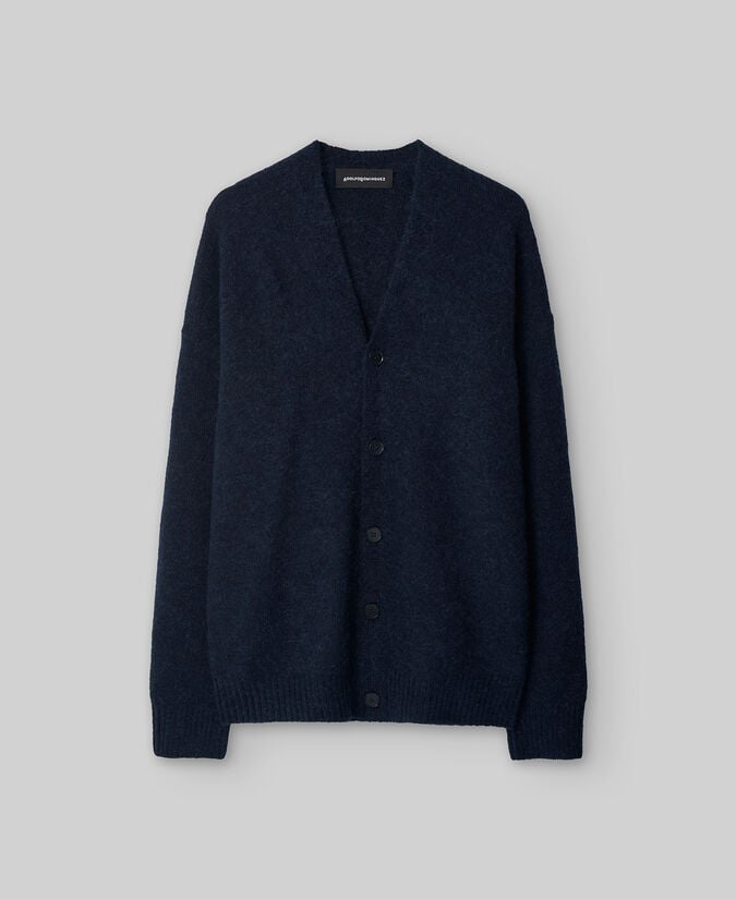 Adolfo Dominguez Cárdigan Punto Con Alpaca Hombre