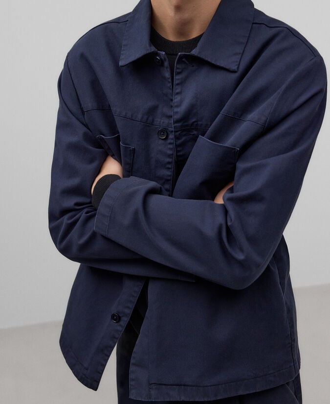 Adolfo Dominguez Cazadora Twill De Algodón Hombre