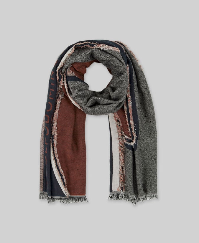 Adolfo Dominguez Chal Estampado Desflecado Mujer