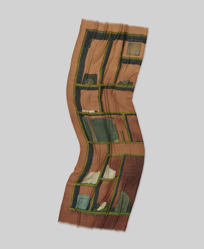 Adolfo dominguez Chal estampado estantería mujer