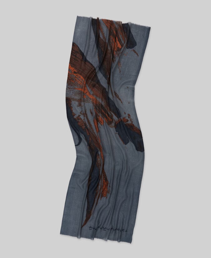 Adolfo dominguez Chal estampado lana merino mujer