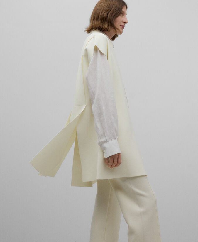 Adolfo Dominguez Chaleco Con Cinturón Mujer