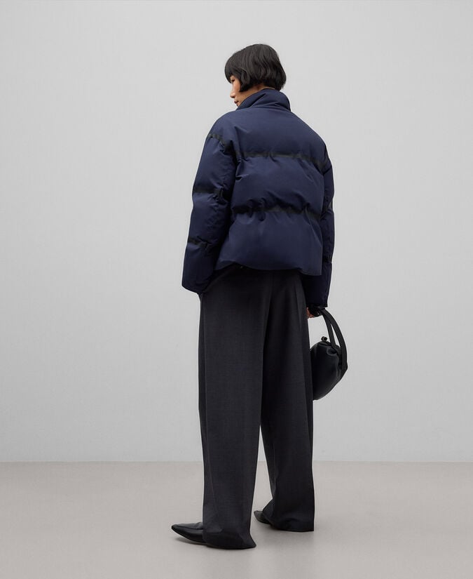 Adolfo Dominguez Chaqueta Acolchada Bicolor Mujer