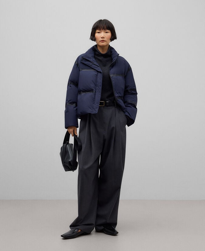 Adolfo dominguez Chaqueta acolchada bicolor mujer