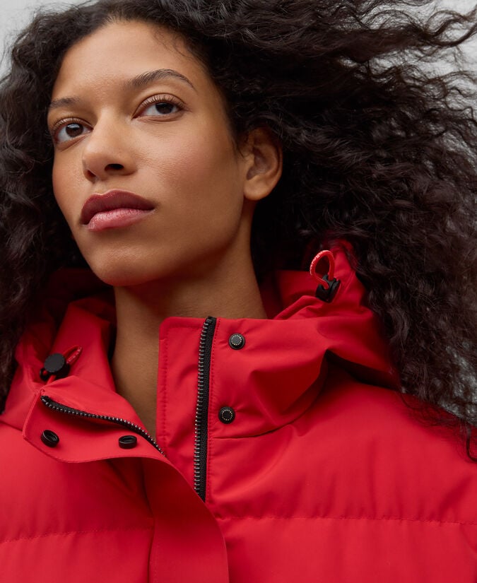 Adolfo Dominguez Chaqueta Acolchada Capucha Mujer