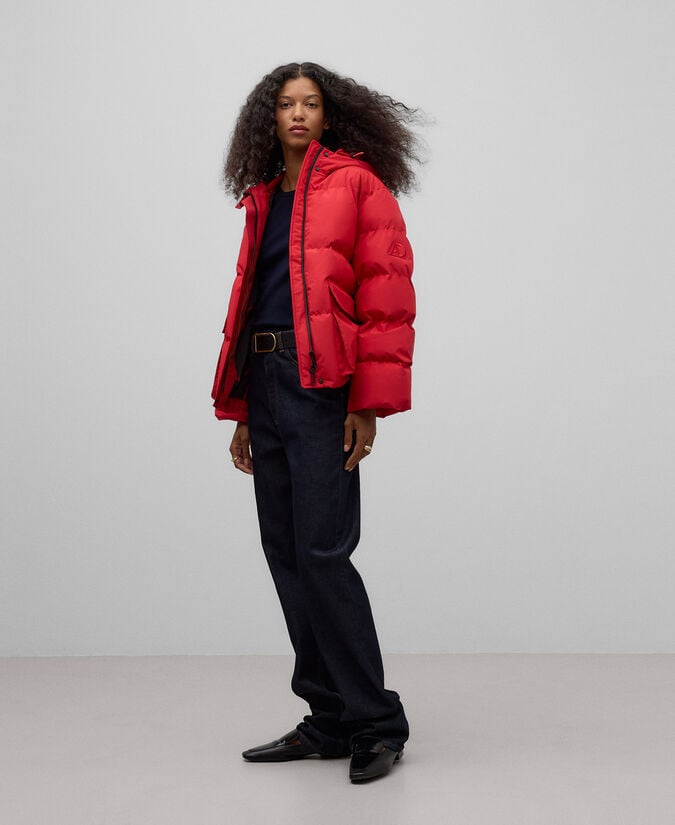 Adolfo dominguez Chaqueta acolchada capucha mujer