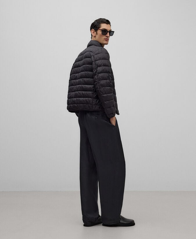 Adolfo Dominguez Chaqueta Acolchada Negra Hombre