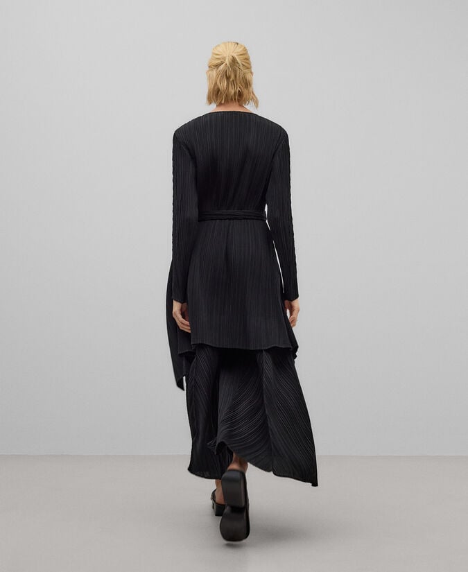 Adolfo Dominguez Chaqueta Asimétrica Crinkle Mujer