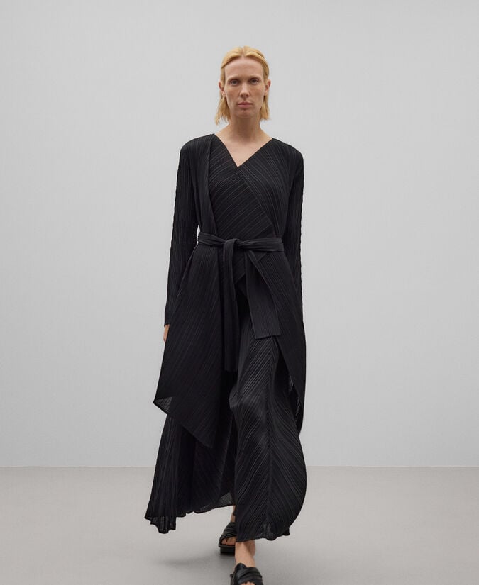 Adolfo dominguez Chaqueta asimétrica crinkle mujer