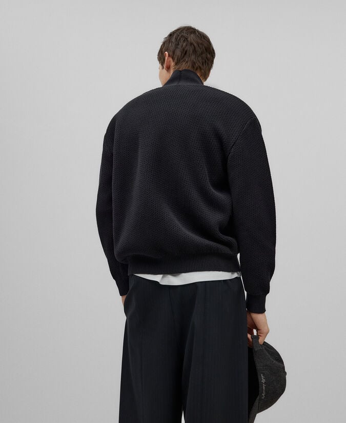 Adolfo Dominguez Chaqueta Cruzada En Punto Hombre