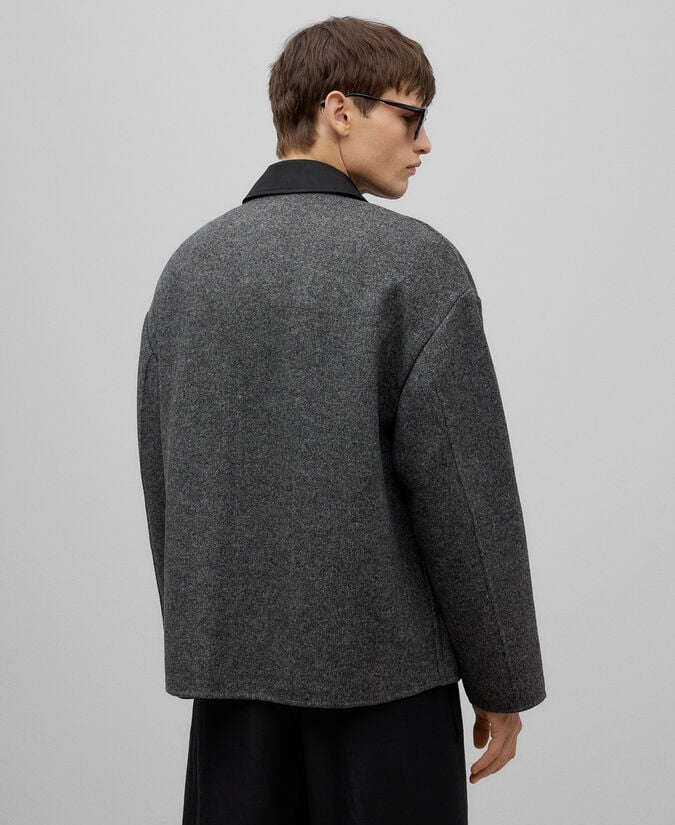 Adolfo Dominguez Chaqueta Doble Capa Hombre