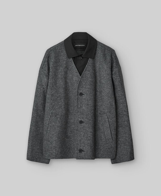 Adolfo Dominguez Chaqueta Doble Capa Hombre