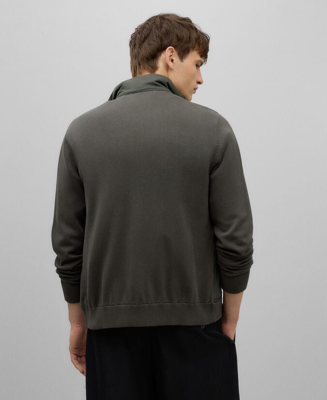 Adolfo Dominguez Chaqueta Punto Y Nailon Hombre